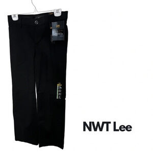 NWT | Lee | Flex Motion Regular Fit Trousers in  Black | Size 4 [88]